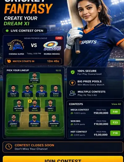 Cricbetguru (cricbetguru) fantasy cricket & matchday visual 3